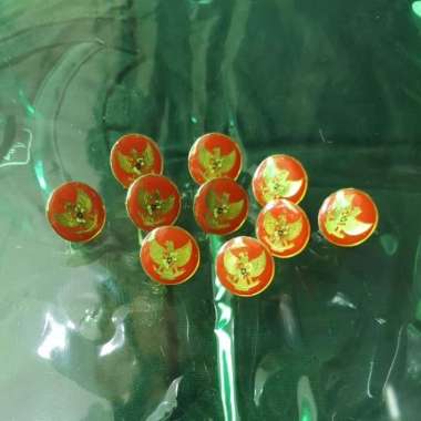 Pin Garuda|Pin Garuda Bulat fiber|Pin Bulat Garuda