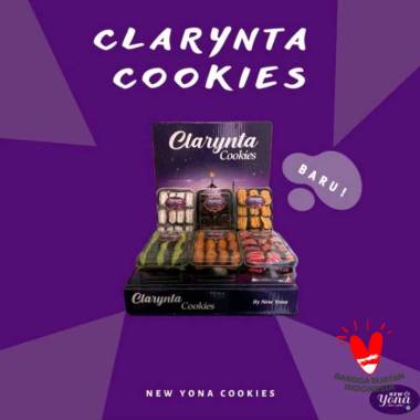 Paket Hemat New Yona Cookies! Paket Kue Kering New Yona Clarynta 1 Dus isi 6 Macam Kue Lebaran