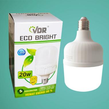 VDR Eco Bright Bohlam Lampu LED Kapsul [20 Watt] Putih