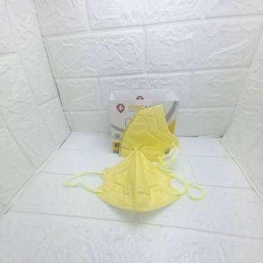 MASKER KN95 KING PRO EARLOOP/6PLY/20PCS/BOX Light yellow