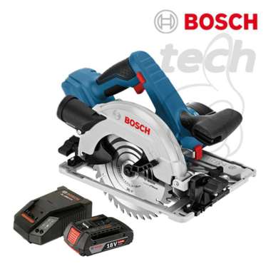 Mesin Gergaji Cordless Circular Saw Baterai Bosch GKS 18 V-57 Professional