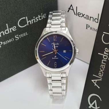 Jam Tangan Wanita Alexandre Christie AC1009 AC 1009 Blue Original Bergaransi Resmi 1 Tahun