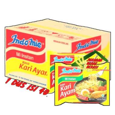 INDOMIE REBUS RASA KARI AYAM 1 DUS ISI 40