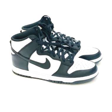 black white nike dunk high