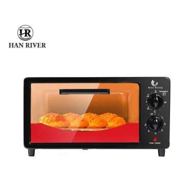 HAN RIVER HROV001 Oven Listrik Tombol 12 L Merah