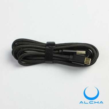 ALCHA CABLE USB TYPE C KABEL MECHANICAL KEYBOARD BLACK