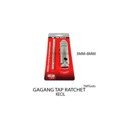 TMTOOLS RACHET HANDLE TAP M3-M8 - GAGANG HAND TAP RATCHET 3-8 MM