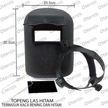 TOPENG KEDOK LAS - HELM LAS - PELINDUNG WAJAH - SUDAH TERMASUK KACA