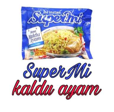 Supermi kaldu ayam extra pedas - mi instan goreng - mie kuah