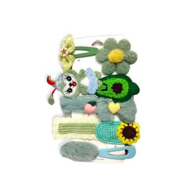 OEM ONE-C340-C342 Jepit Rambut Anak Lucu Set 10 IN 1 / Baby Hair Clip Ala Korea / Jepit Rambut Korea