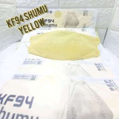MASKER KF94 SHUMU ORIGINAL|5PLY|KEMENKES|10PCS/SINGLE PACK Yellow