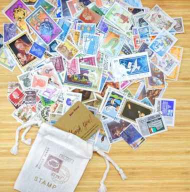 JUAL MURAH - Perangko antik campur berbagai negara - stamps filateli