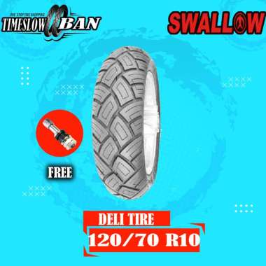 Ban Motor Vespa Matic // SWALLOW DELI TIRE 120/70 Ring 10 Tubeless