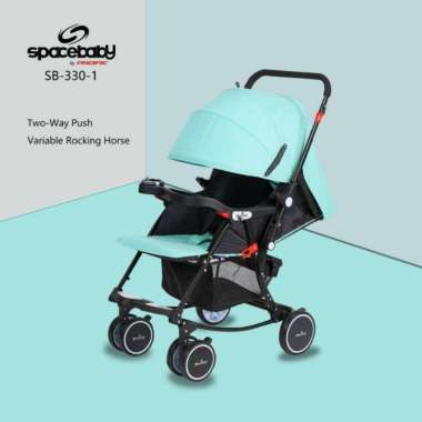 [TERMURAH BAMS✨] FREE BUBBLEWRAP STROLLER SPACE BABY 330-1  KERETA DORONG HADAP DEPAN BELAKANG BISA 