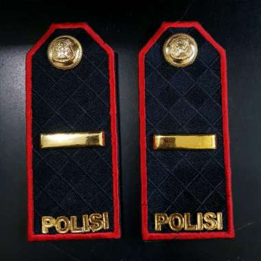 PDU Cor Polisi IPDA MERAH-TPU Cor Polisi IODA-Tanda Upacara IPDA bahan cor