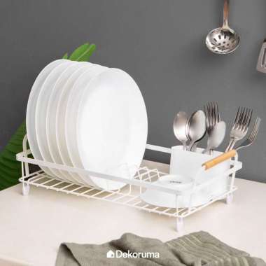 Dekoruma SOJI Rak Piring Wastafel Stainless | Rak Piring Pengering