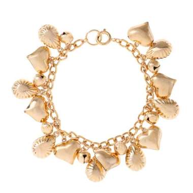 1901 Jewelry Gelang Love 747 (Lapis Emas) Gold