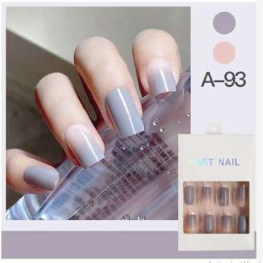 ONE-K80 Kuku Palsu Motif Wanita Korea Perawatan Kuku Sticker Kuku Anti Air Hiasan Kuku Nail Art Kuku