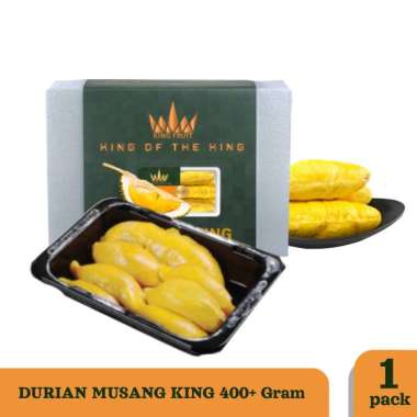 King Fruit Durian Musang King Duren Kupas Premium 400++ gram 1 Pack