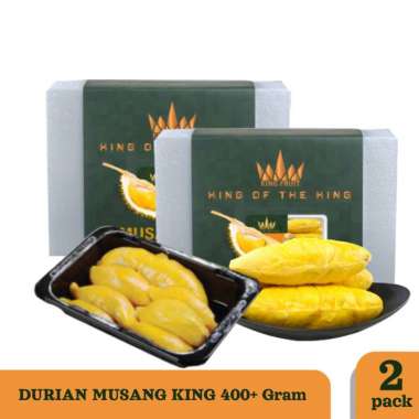 King Fruit Durian Musang King Duren Kupas Premium 400++ gram 2 Pack