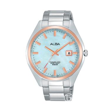 Alba Jam Tangan Pria [ASX1-9F.26] Blue Silver