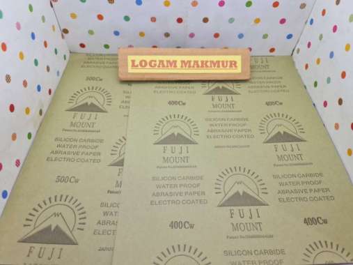 [KOLEKSI LENGKAP] AMPELAS AMPLAS KERTAS GOSOK AIR LEMBARAN - HALUS & KASAR 180