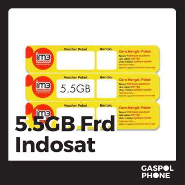 Voucher Indosat Freedom 5,5 GB Jateng Kuota Internet Isi Ulang