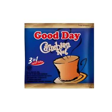Promo Harga Good Day Instant Coffee 3 in 1 Carrebian Nut per 10 sachet 20 gr - Blibli