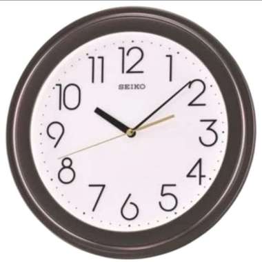 Jam Dinding SEIKO QXA577 QXA577B Brown Original