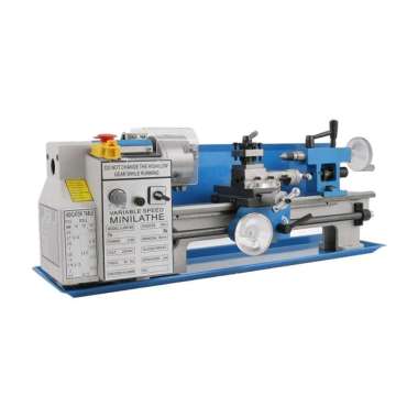 ELMAZHGANG Mesin Bubut Mini Lathe Wood Metalworking DIY Model Making 550W - CJ0618A
