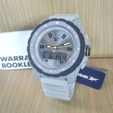 Reebok Rogue Cool Grey Analog Digital Chronograph Original Jam Tangan Pria