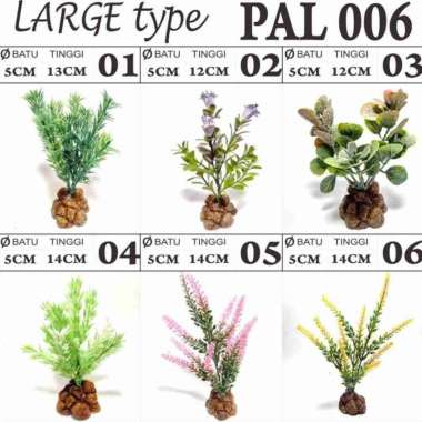 PAXL 006 tanaman pohon bunga palsu sintetis hiasan aquarium aquascape