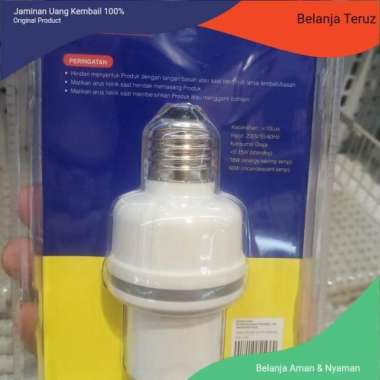 Soket lampu otomatis/menyala otomatis/sensor cahaya