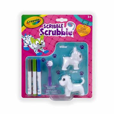 Jual Pre Order Scribble Scrubbie Color And Wash Pet Toy Mika And