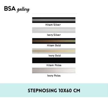 STEPNOSING 10X60 GRANITE / NOSING TANGGA GRANIT HITAM IVORY IVORY POLOS