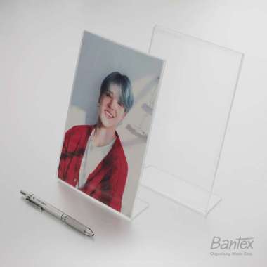 Bantex A5 Acrylic Slanted Display 8853 08 Poster Sign Holder / Photocard PC Holder / Tent Holder / T