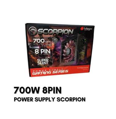 Power Supply PC Gaming Magix Scorpion 700w 8 Pin - PSU PC Gaming