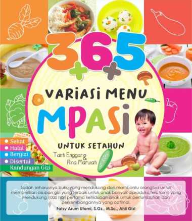 365++ VARIASI MENU MPASI UNTUK SATU TAHUN