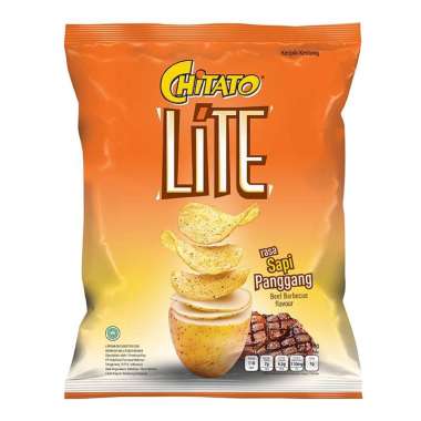 Promo Harga Chitato Lite Snack Potato Chips Beef BBQ 68 gr - Blibli