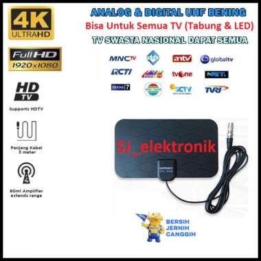 Antena Tv Digital Indoor Taffware Tfl-D139 Antena Dalam - Indoor Original 100% (Kode 5401)) Multicol