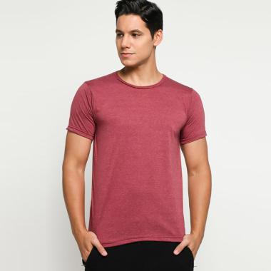 VM Polos Kaos Pendek Pria L merah