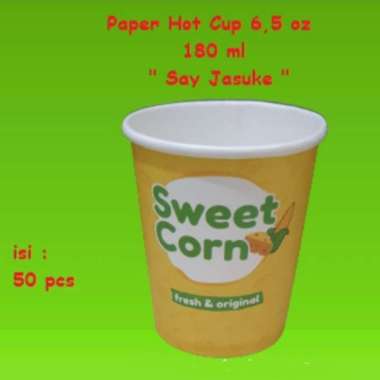 paper Hot Cup 6,5 oz (180 mL) Say Jasuke Multicolor