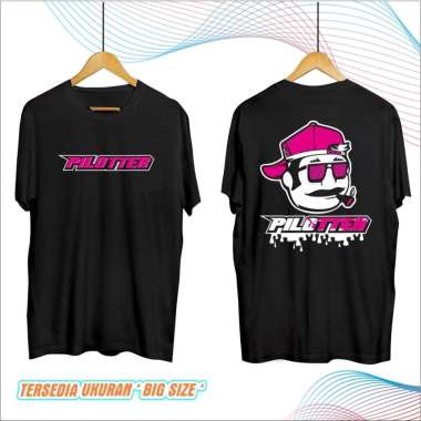 KAOS BAJU PILOTTER PILOTTER CO PILOTTER BRAND PILLOTTER KAOS DISTRO KAOS RACING M