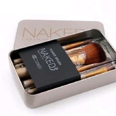 Kuas set make up brush NAKED 3 isi 12pc kuas kosmetik