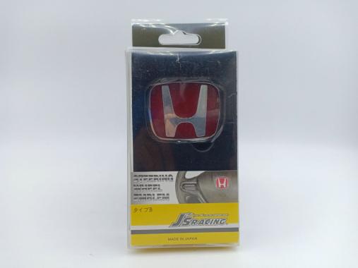 JS Racing Logo Stir Honda Emblem Mobil RED