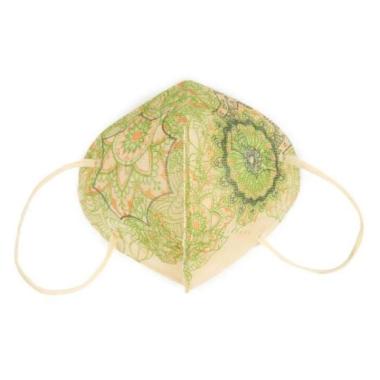 Masker Surgical Fit U Mask KN95 Edisi Idul Fitri 1 Box Isi 10 Pcs Coklat Motif