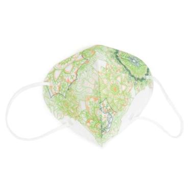 Masker Surgical Fit U Mask KN95 Edisi Idul Fitri 1 Box Isi 10 Pcs Putih Motif