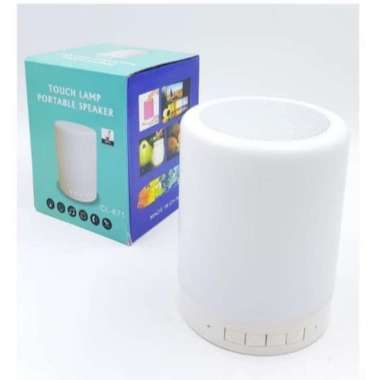 Speaker Bluetooth Wireless Lampu Tidur Sentuh Berubah Warna Portable