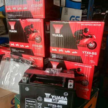 aki motor kymco, sym, pulsar 200ns, piaggio zip yuasa ytx9-bs