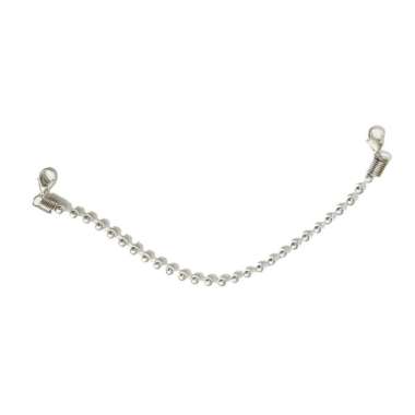 Pengait Masker Konektor Tali Masker Strap Kepala Hijab Karet Silikon Silver